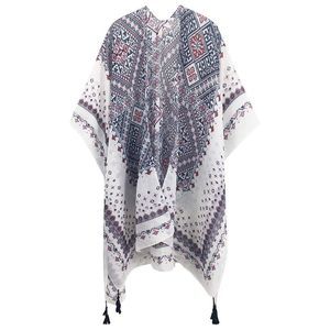 SPICYSANDIA Women’s Swimsuit Cover Up/Kimono/Cardigan Open Front Vintage Print